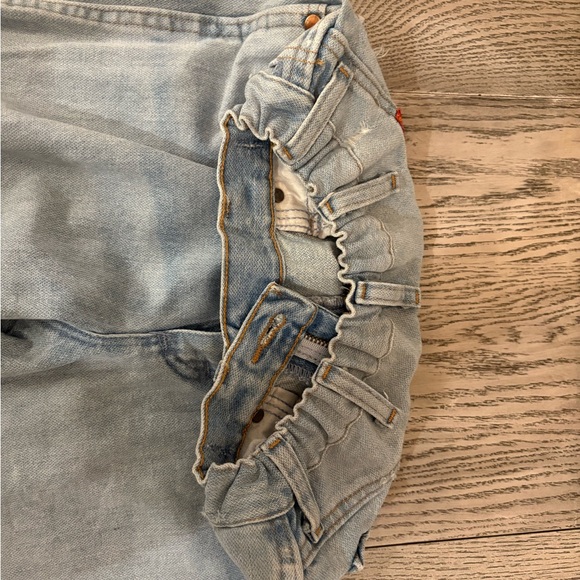 Wrangler Light Blue Ripped Denim Jeans - Picture 2 of 4